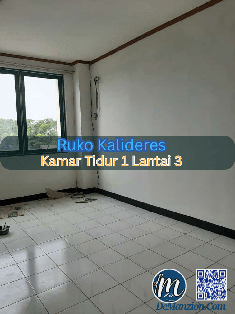 Dijual Ruko di KaliDeres - Kamar Tidur 1 Lantai 3