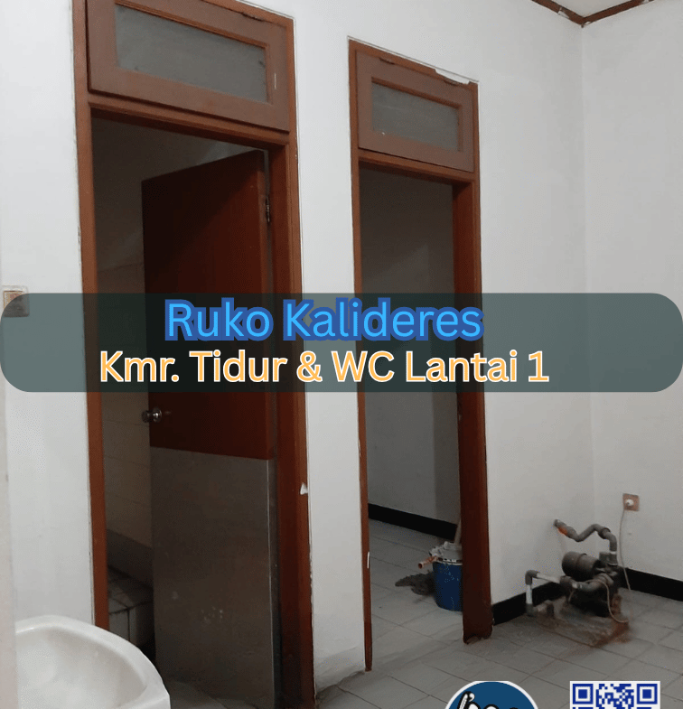 Dijual Ruko di KaliDeres - Kamar Tidur dan WC Lantai 1