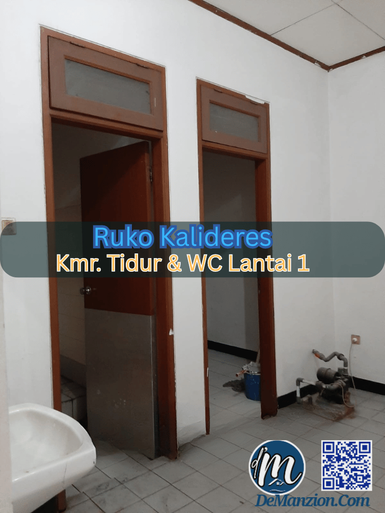 Dijual Ruko di KaliDeres - Kamar Tidur dan WC Lantai 1