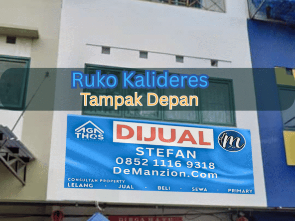 Dijual Ruko di KaliDeres - Tampak Depan