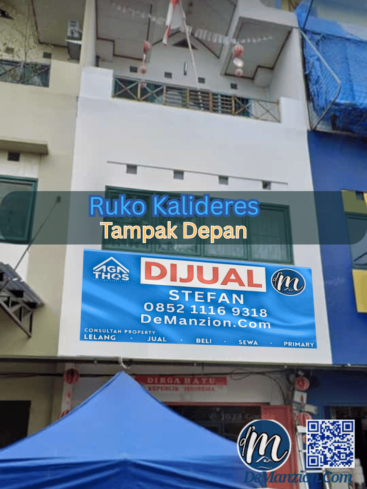 Dijual Ruko di KaliDeres - Tampak Depan
