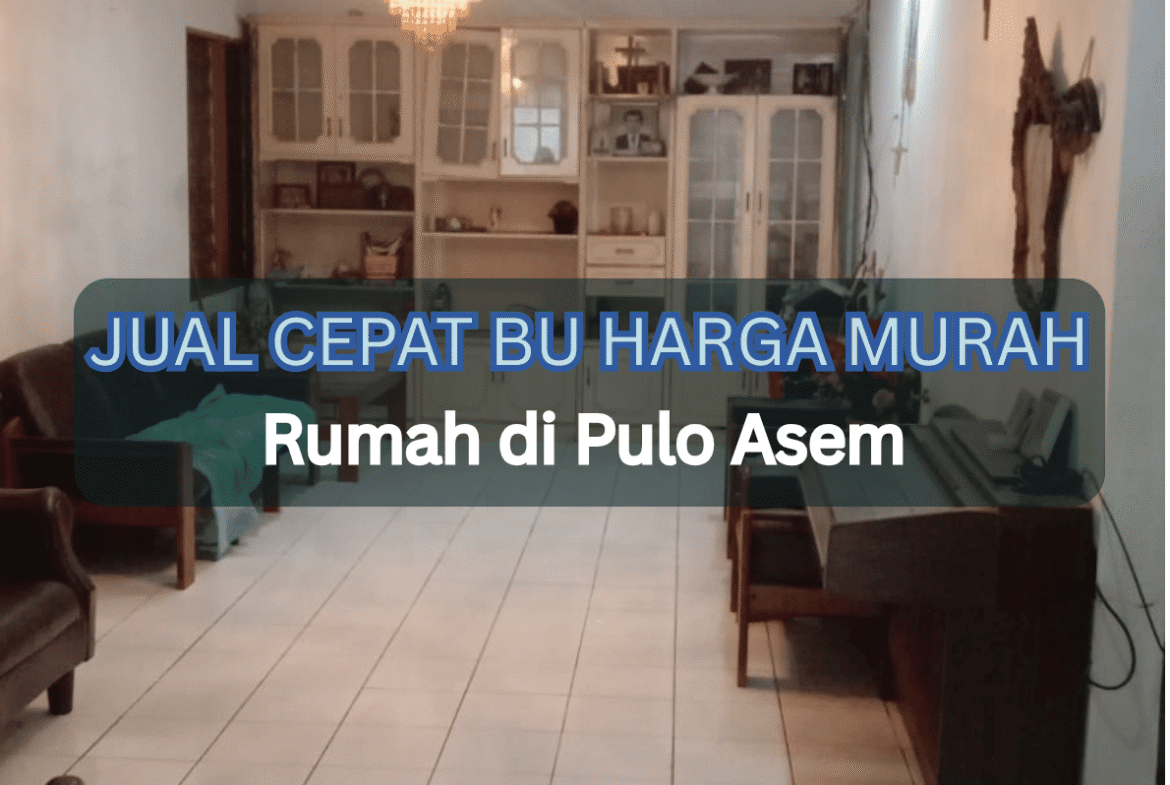 DiJual Rumah Pulo Asem Ruang Keluarga Nyaman