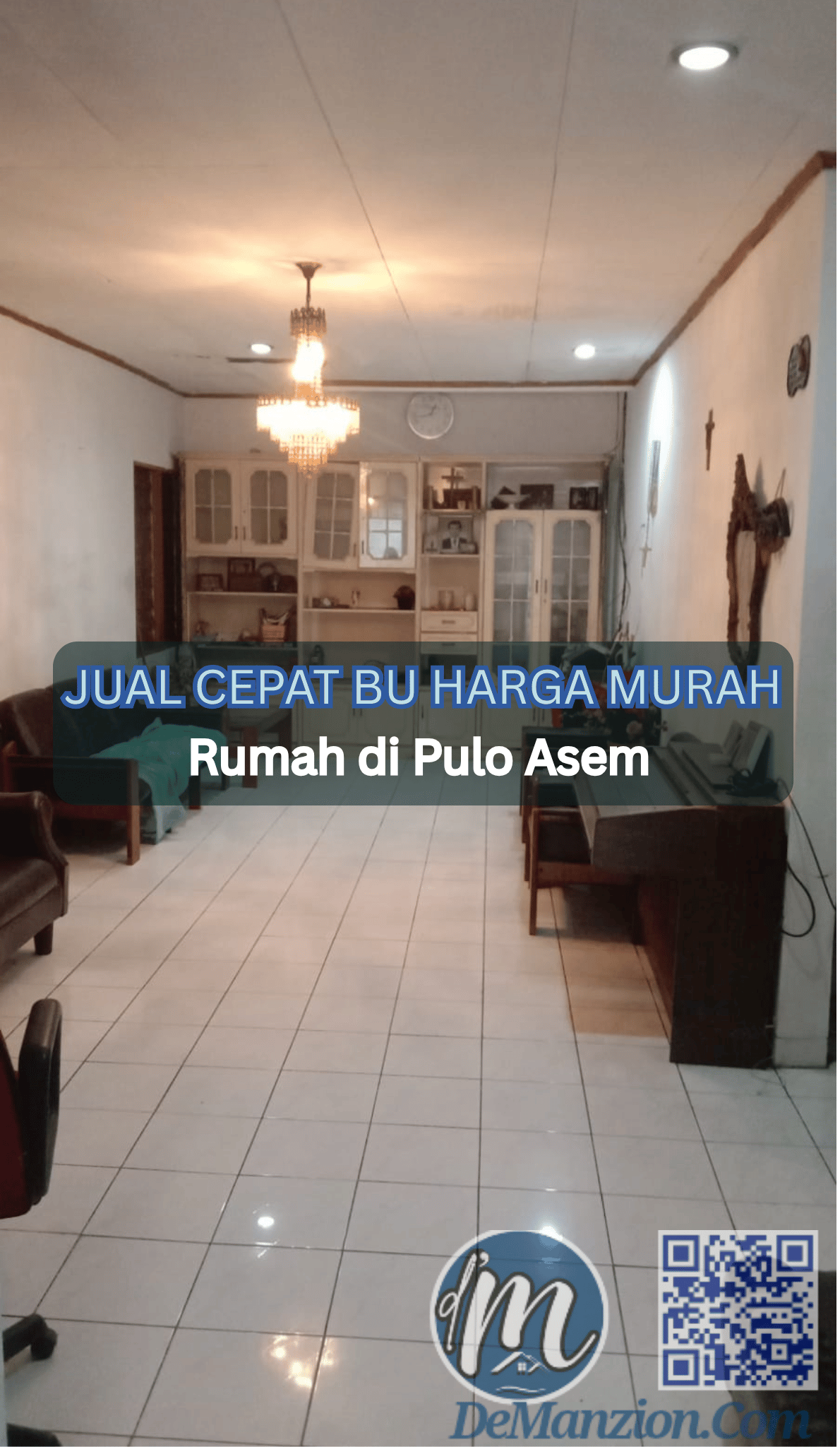 DiJual Rumah Pulo Asem Ruang Keluarga Nyaman