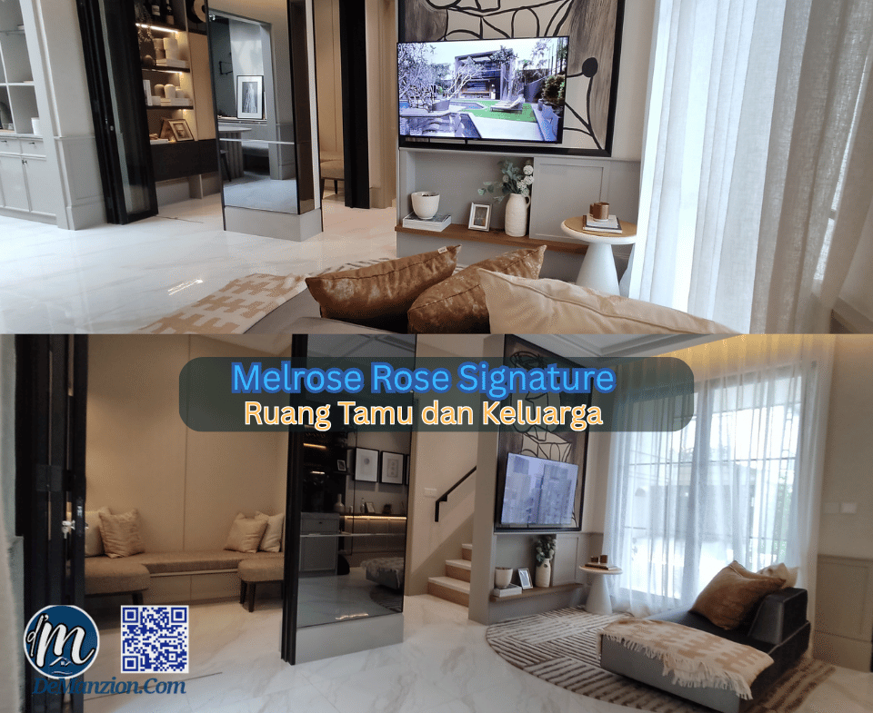 Melrose Rose - Ruang Tamu dan Keluarga