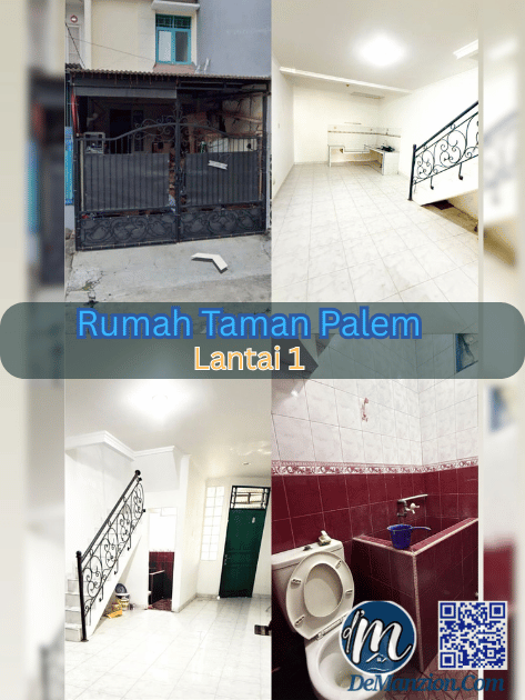 Dijual Rumah Taman Palem -Lt 1- DeManzion