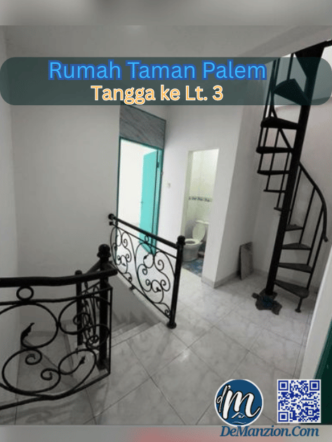 Dijual Rumah Taman Palem -Lt 2 Tangga ke Lt3 - DeManzion