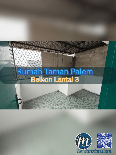 Dijual Rumah Taman Palem -Lt 3 RoofTop- DeManzion