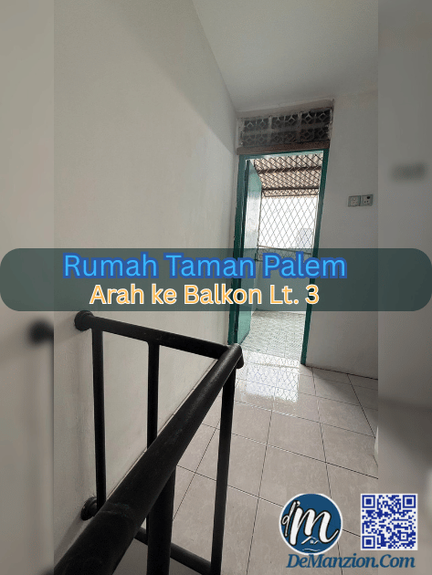 Dijual Rumah Taman Palem -Lt 3 ke RoofTop - DeManzion